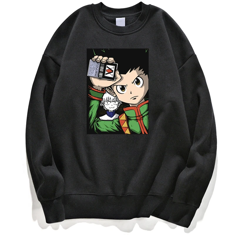 

Hunter X Hunter Hxh Anime Sweatshirt Men Hunterxhunter Hunters Manga Harajuku Streetwear Hoodies Pullover Hoodie Jumper Crewneck