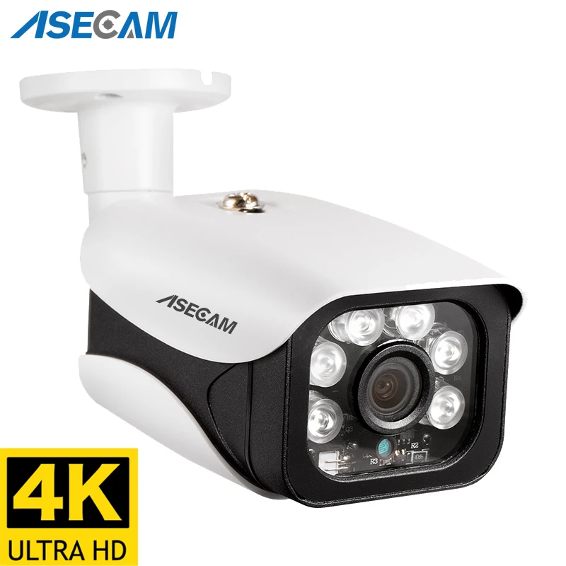 

4K Ultra HD 8MP IP Camera Outdoor H.265 Onvif Bullet CCTV Array Night Vision IR 4MP POE Security Camera