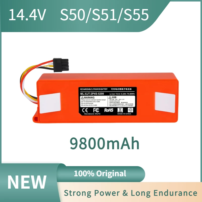 

Replacement Battery P2051-4S1P-MM for Xiaomi Mijia Mi Vacuum Cleaner Sweeping Mopping Robot