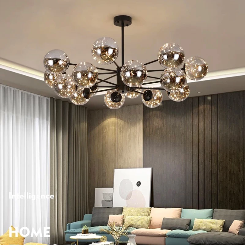 

Led Art Chandelier Pendant Lamp Light Room Decor Christmas Decoration Home Salon Ceiling Dining Indoor Lampadario