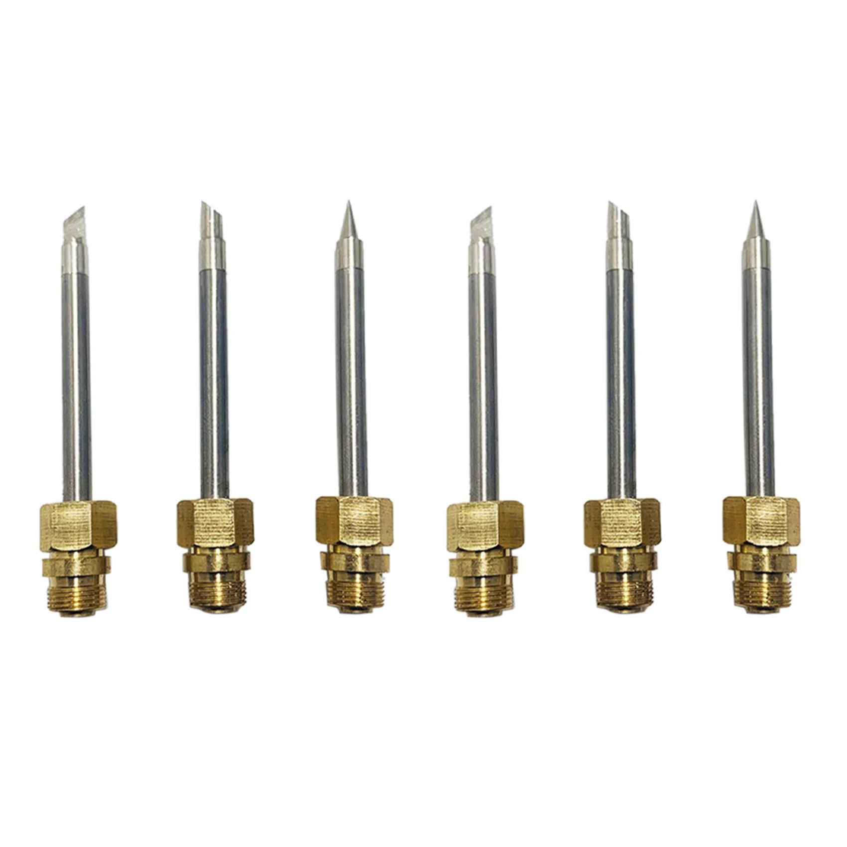 

6X 510 Interface Soldering Iron Tip USB Soldering Iron Tip 5V Battery Soldering Iron Tip Soldering Rework Accessories