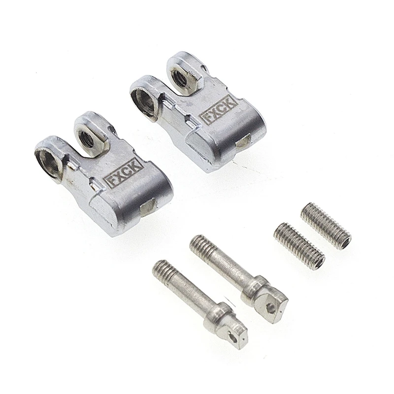 

2Pcs Metal Bumper D-Ring Winch Tow Hook Trailer Hook for 1/10 RC Crawler Car Traxxas TRX-4 Axial SCX10 Redcat GEN8