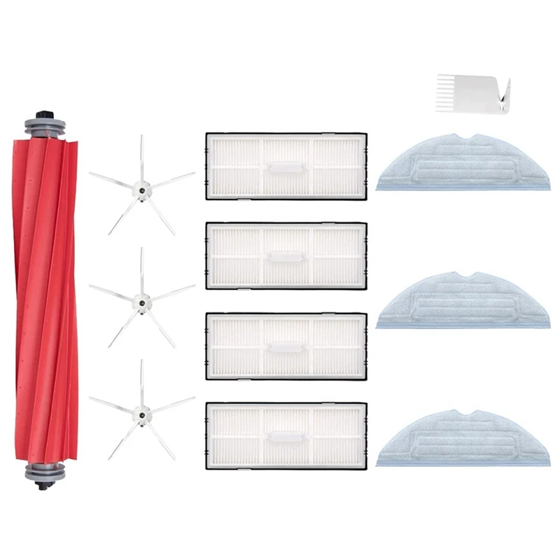 

Replacement Parts Main Brush Side Brushes HEPA Filter Compatible For Roborock S7 T7S Vacuum Cleaner Accessories