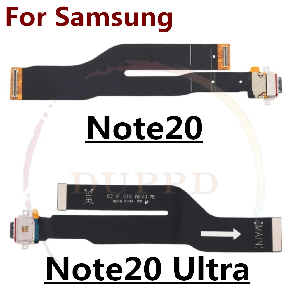 

Micro USB зарядный порт док-станция гибкий кабель для Samsung Galaxy Note 20 Ultra N980 N981 N985 N986 коннектор зарядное устройство материнская плата FPC