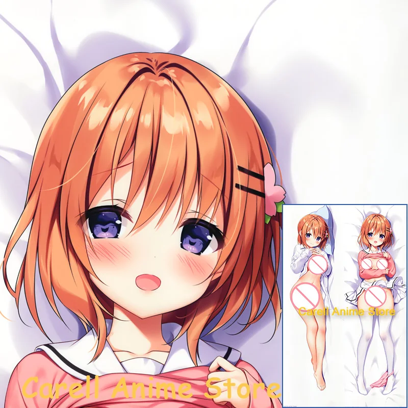 

Подушка Dakimakura из аниме Hoto Kokoa какао, это заказ, двухсторонняя наволочка для тела с принтом кролика в натуральную величину