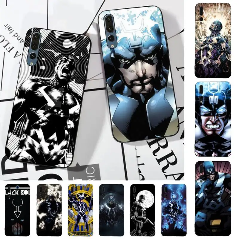 

Marvel black bolt Phone Case for Huawei P30 40 20 10 8 9 lite pro plus Psmart2019