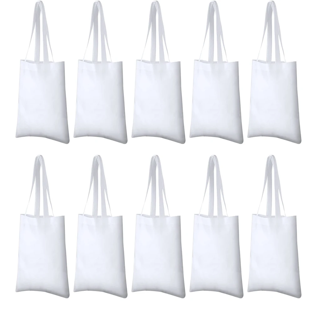 

Сублимационные заготовки сумки-тоут холст белые 36x31 см