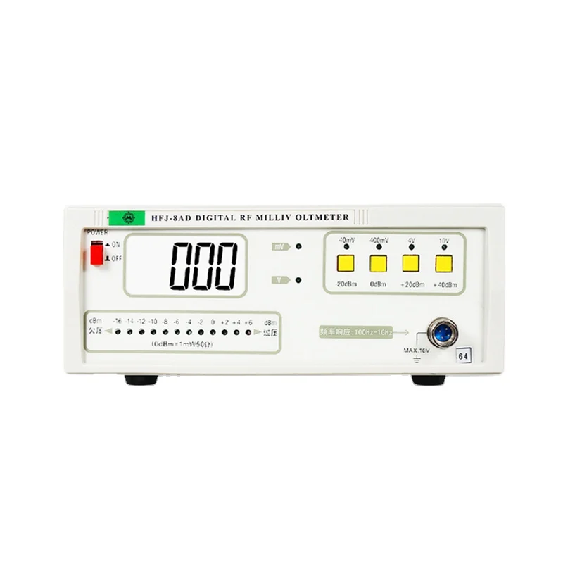 

New Produced Digital RF Testing Meters HFJ-8AD Digital Millivoltmeter With 1mV-10v Voltage