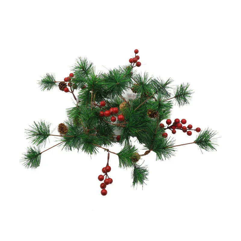 Рождественская сосновая гирлянда с украшениями 6 56 футов Сосновая 30