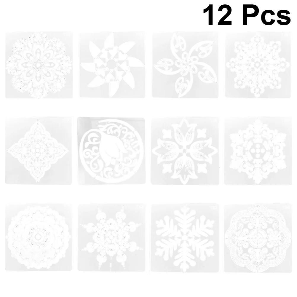 

Mandala Template Stencils Stencil Painting Dot Flowers Circle Drawing Diyflower