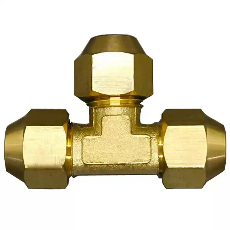 Медный развальцовочный соединитель 4 мм 6 8 10 12 14 16 латунный фитинг медный