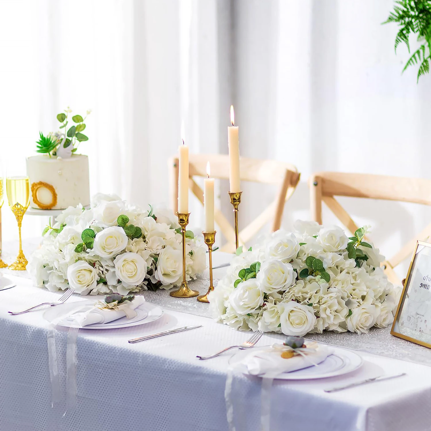 30 см роза гортензия искусственный стол цветочный шар свадебное украшение