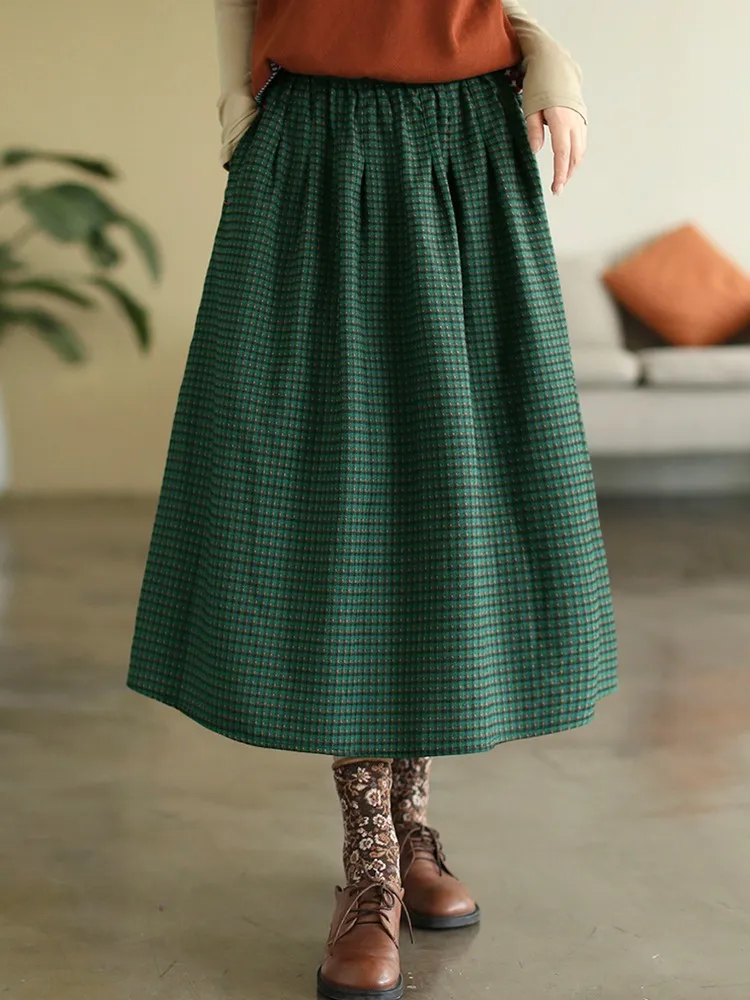 Женские повседневные юбки Новое поступление осень 2022 винтажная стильная