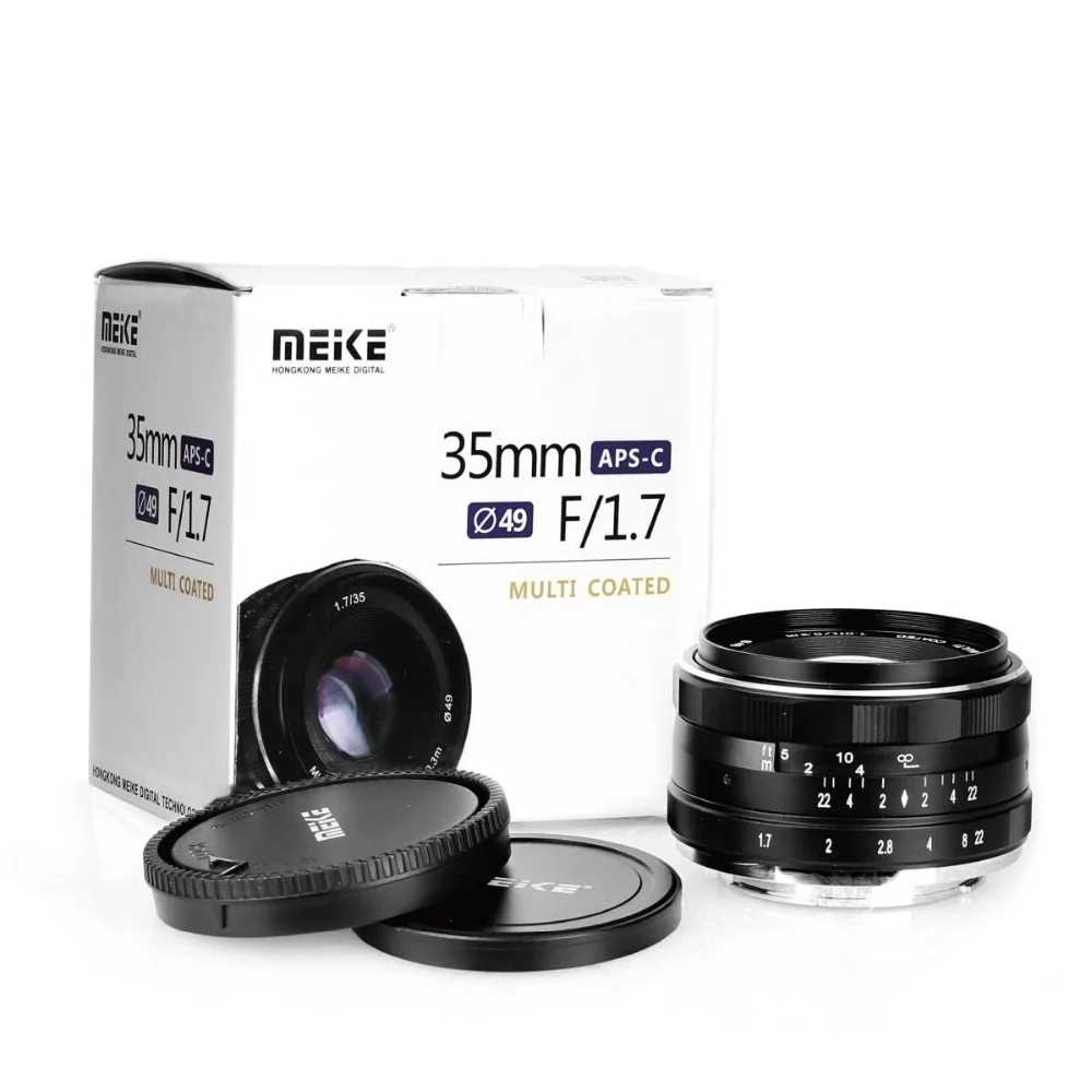 Meike 35 мм f1,7 с большой диафрагмой и ручным преобразователем для Fujifilm X-Mount X-Pro2 X-Pro3 X-S10 X-T20 X-T30 XT30II X-T200 X-H2 X-H2S (art.: 3920ce3a2f4fe) - 3920ce3a2f4fe