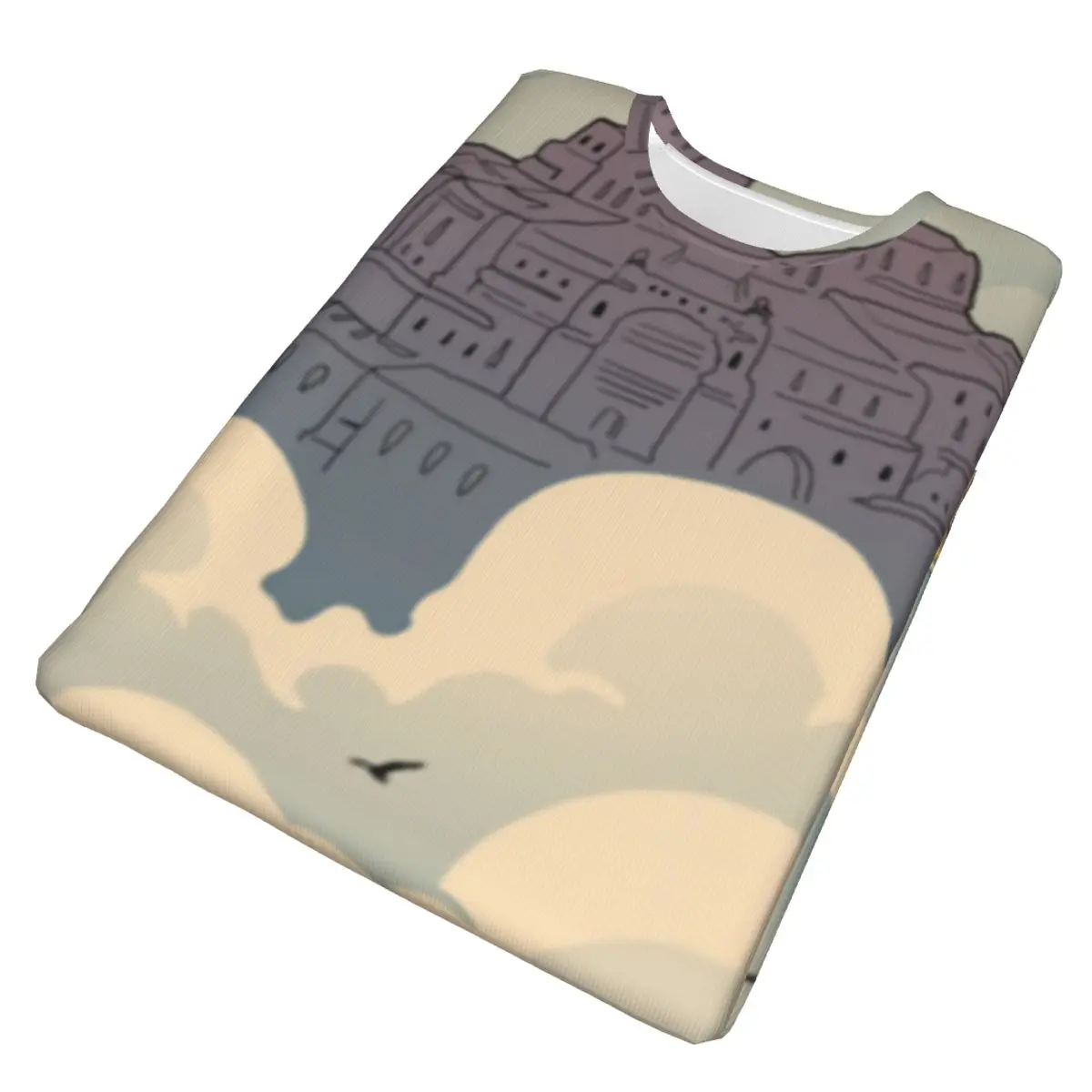 Футболка мужская Тонкая с круглым вырезом Классическая рубашка из полиэстера 3D