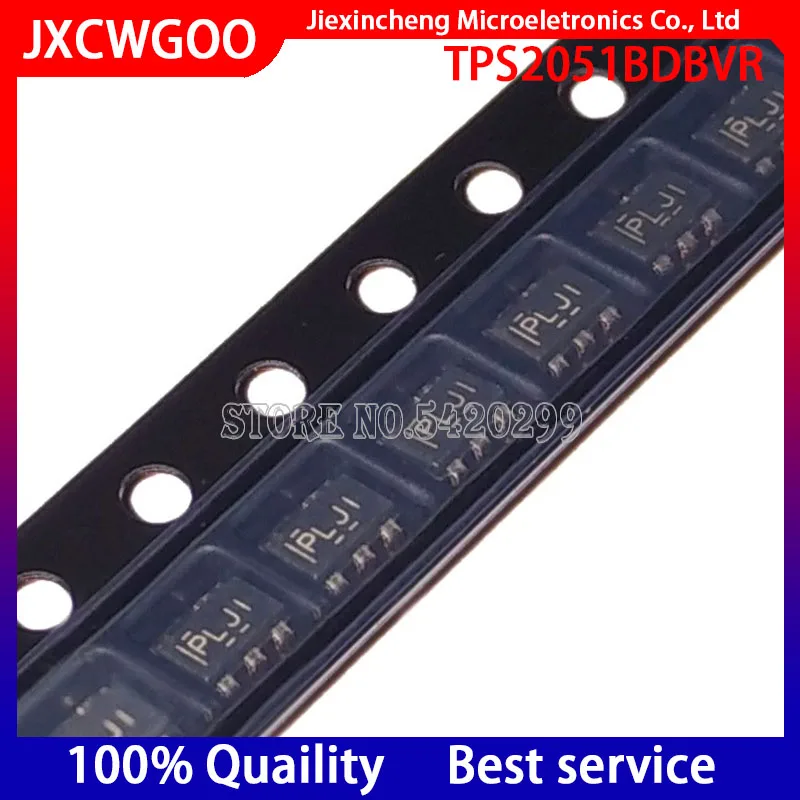 

New original TPS2051BDBVR marking:PLJI TPS2051BDBV TPS2051 SOT23-5 10PCS/LOT