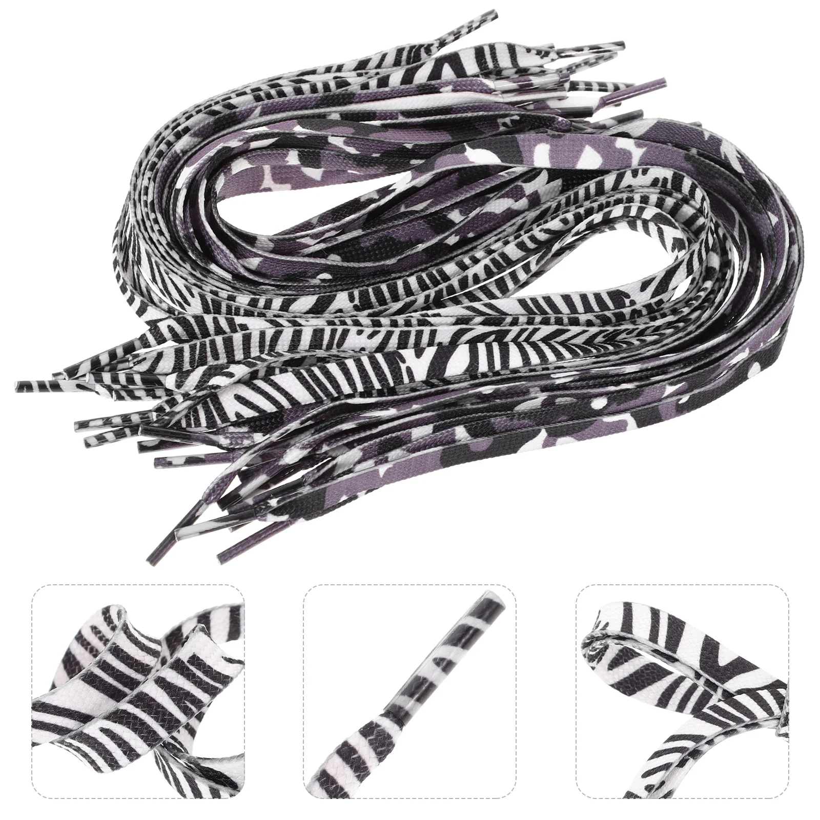 

20 шт., разноцветные плетеные шнурки для обуви, 0,5 м