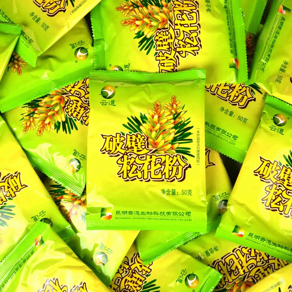 

2022 год, Юньнань, дикая сборная скорлупа, порошок Сосновой Пыльцы без чайника, треснувшая стена клеток, 500 г, без чайника