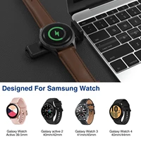 smart watch wireless charger for samsung watch active 2 galaxy watch 34 usb watch magnetic charging stand smartwatch accessories