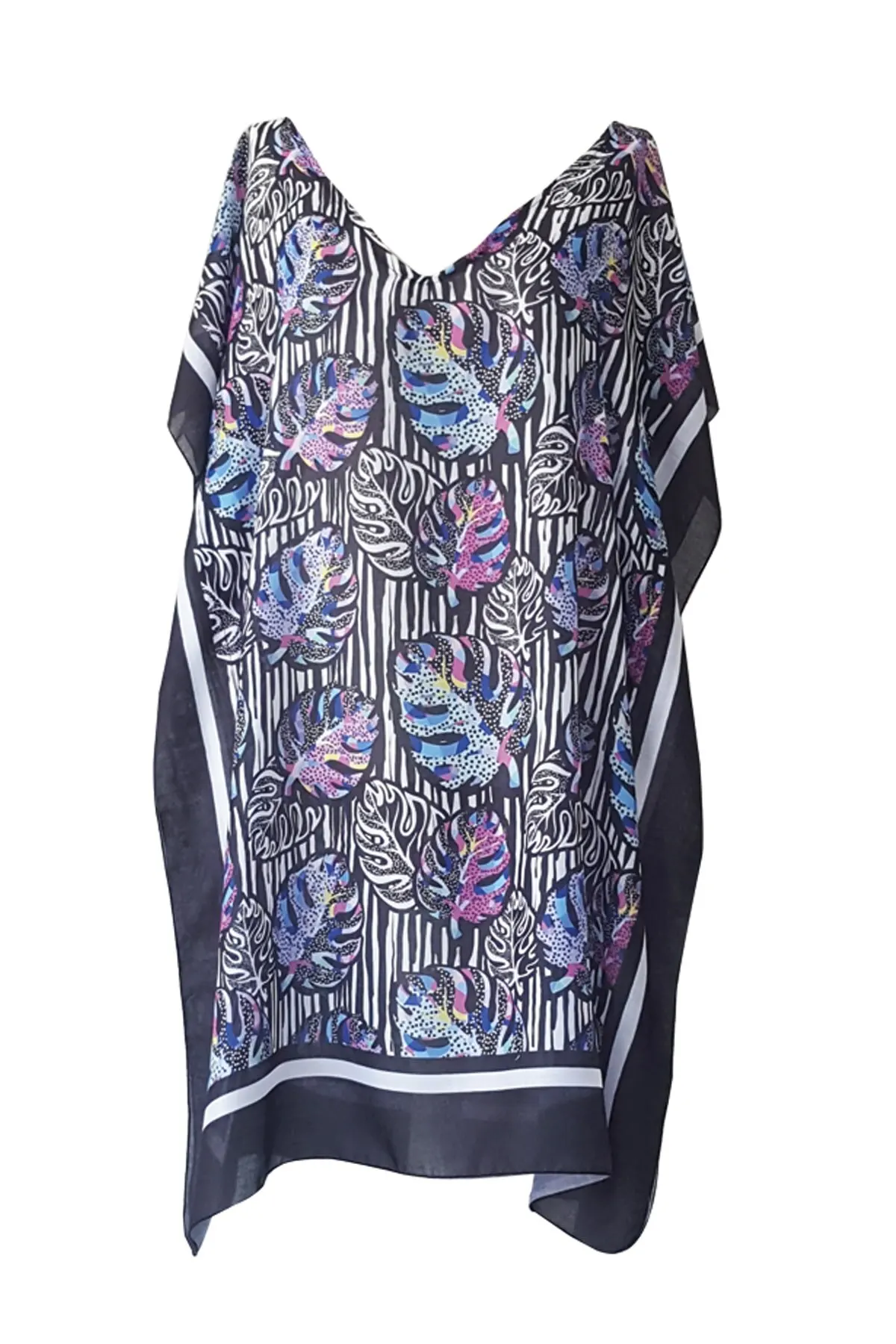 

Women's Pareo Marine Dress V-Neck Patterned Swimwear Cover Dress Sexy Tunic Suit Beachwear Female Beach Bikini Cover