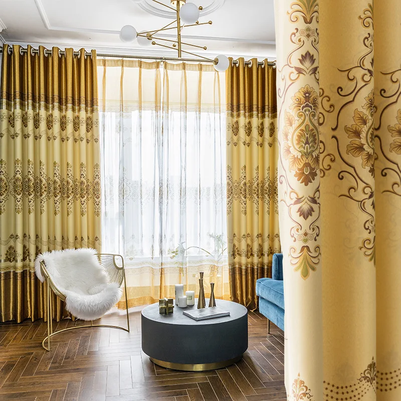 

High Blackout Printing Pastoral Roman Blind Short Blind Customization Curtains for Living Dining Room Bedroom Windows Door
