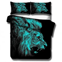 3d printed bedding set animal lions duvet cover vivid bedroom bed set comforter bedding sets twin bedding set