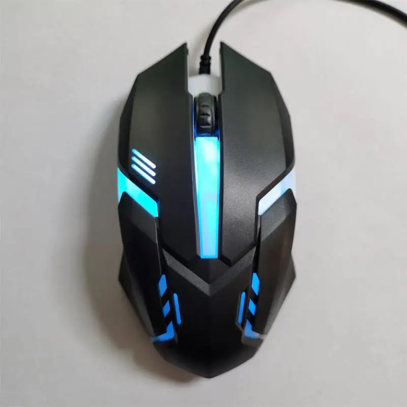 

New Wired Computer Mouse Click Optical Cable Mouse Gamer PC Laptop Notebook Computer Black Mouse Mice For Office Home Use
