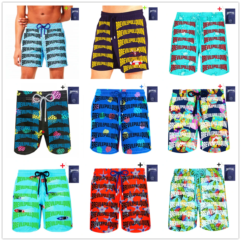 Original Super Quality Swimwear 2022 Famous Brand Turtle Brevilepullquin Boardshorts Male Beach Swimtrunks Sexy Gay Short Shorts