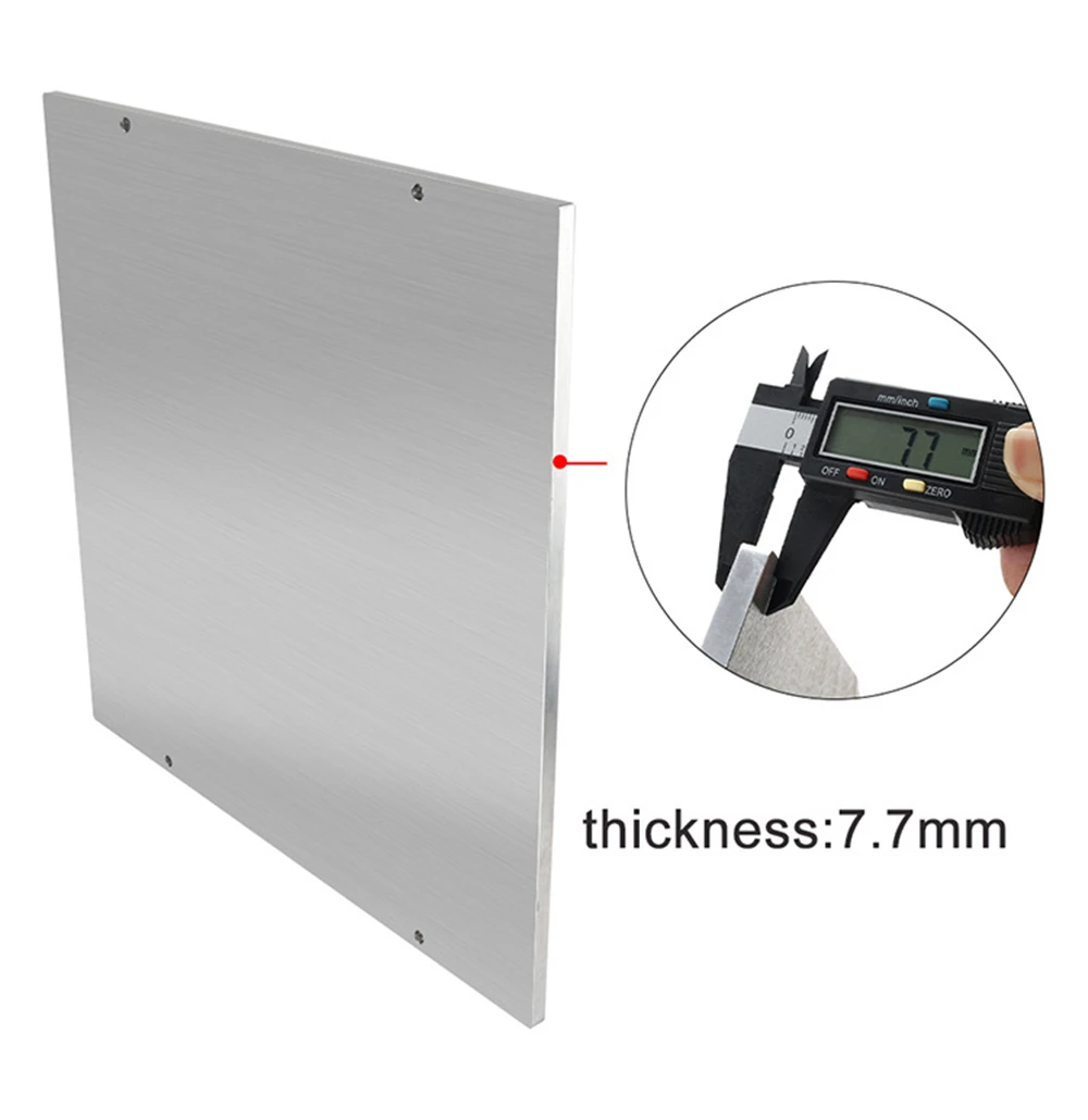 

For Voron V2.4 MIC-6 Super Flat Aluminum Build Plate 7.7mm for VORON 2.4 3D Printing Accessories