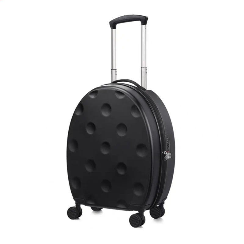 

New Women 20 24 Inch Cute Oval Travel Luggage Spinner suitcases girl red Rolling luggage On Wheels Student Trolley Suitcase