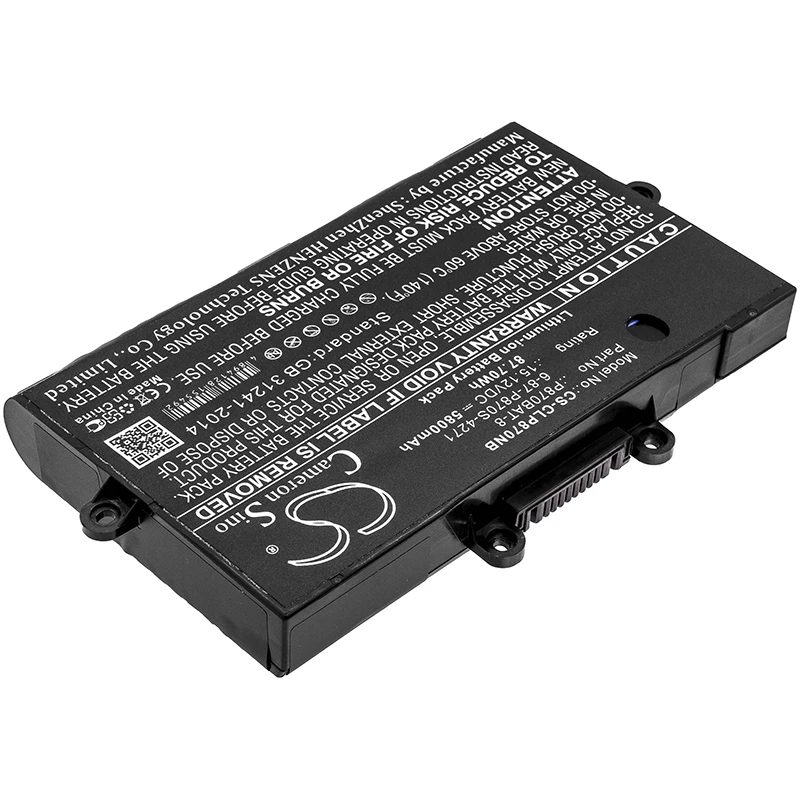 Аккумулятор CS 5800 мач/Вт-ч для Clevo P775DM3 P8700S P870DM P870DM2 P870DM2-G P870DM3 P870DM3-G P870DM-G P870KM