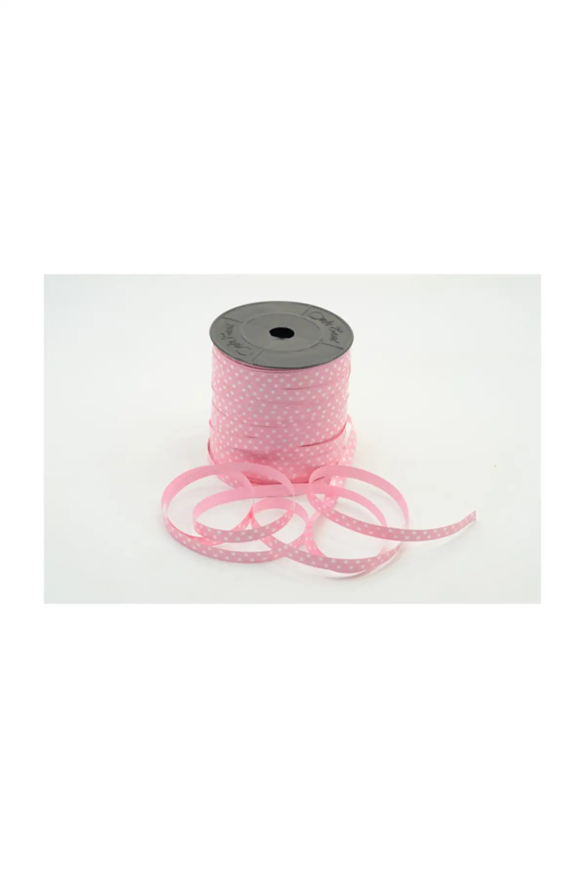 

White polka dot pink colorful raffia Rabant 200 m hobby supplies & entertainment life