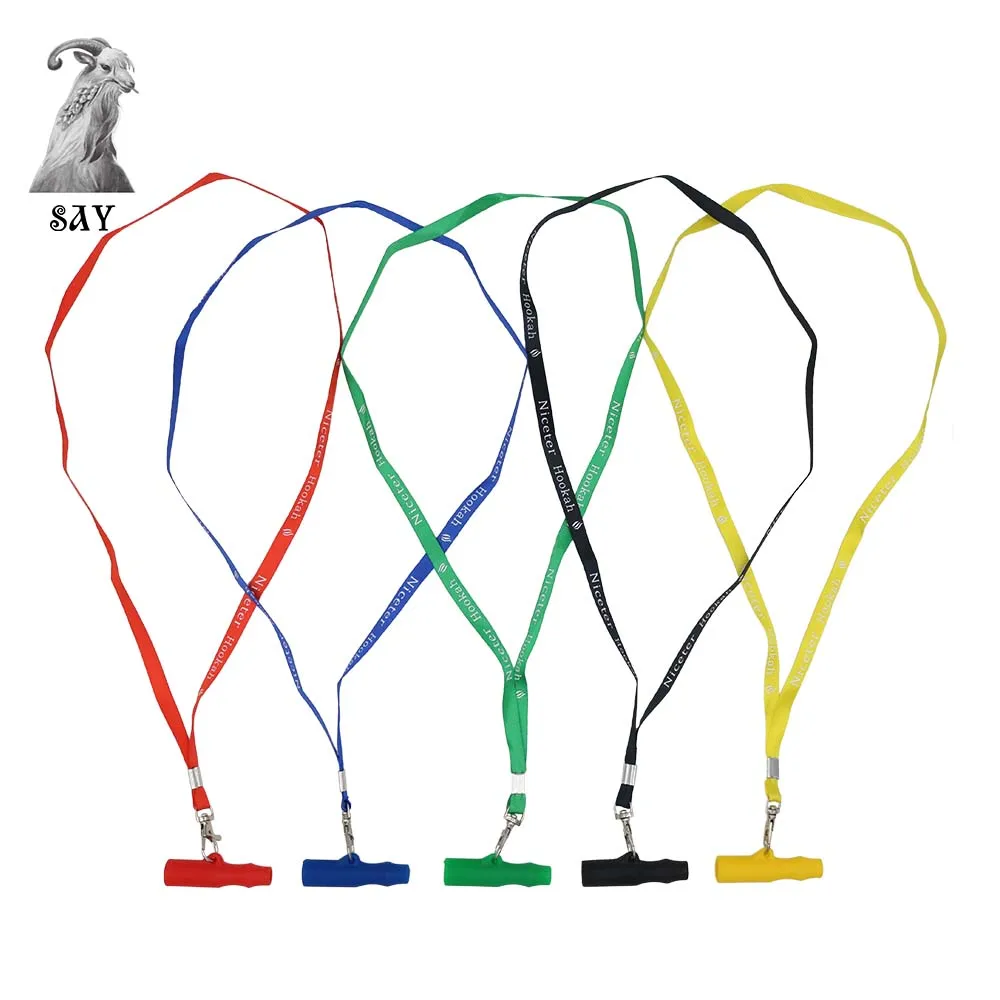 

1 шт., разноцветный шейный ремешок для кальяна, набор ручек для кальяна, аксессуары для кальяна