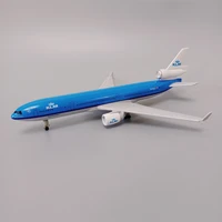 hot new 20cm netherlands klm airlines md md 11 airways diecast airplane model alloy metal air plane model w wheels aircraft toys