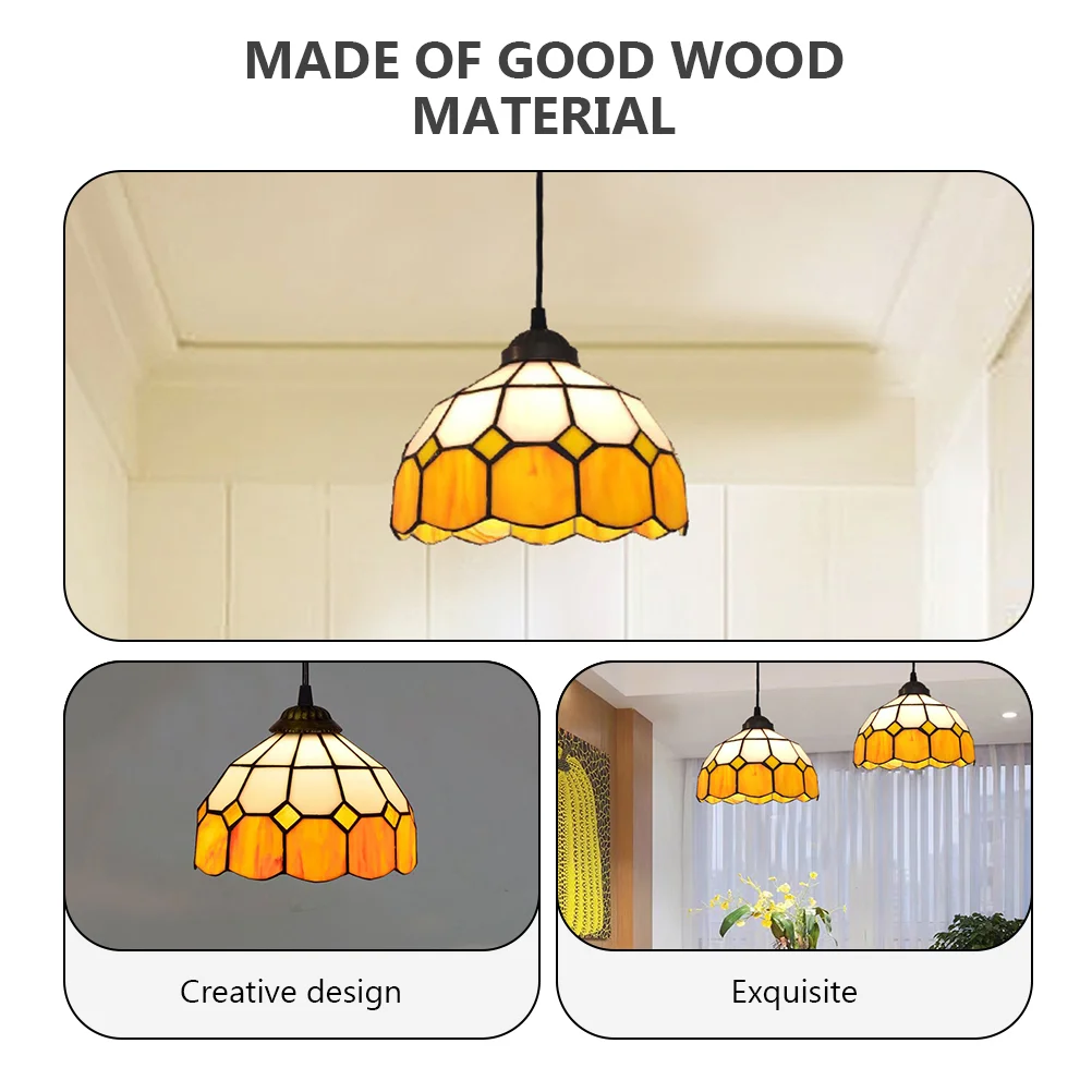 Затеняющая лампа Настенный декор из витражного стекла домашний современный