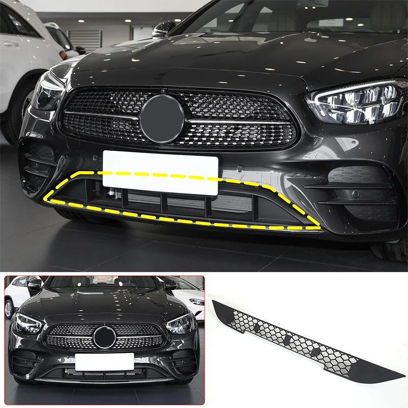 

For Mercedes-Benz C E-class Sport W205 W213 2021-2023 PP material front bumper insect net car modification accessories