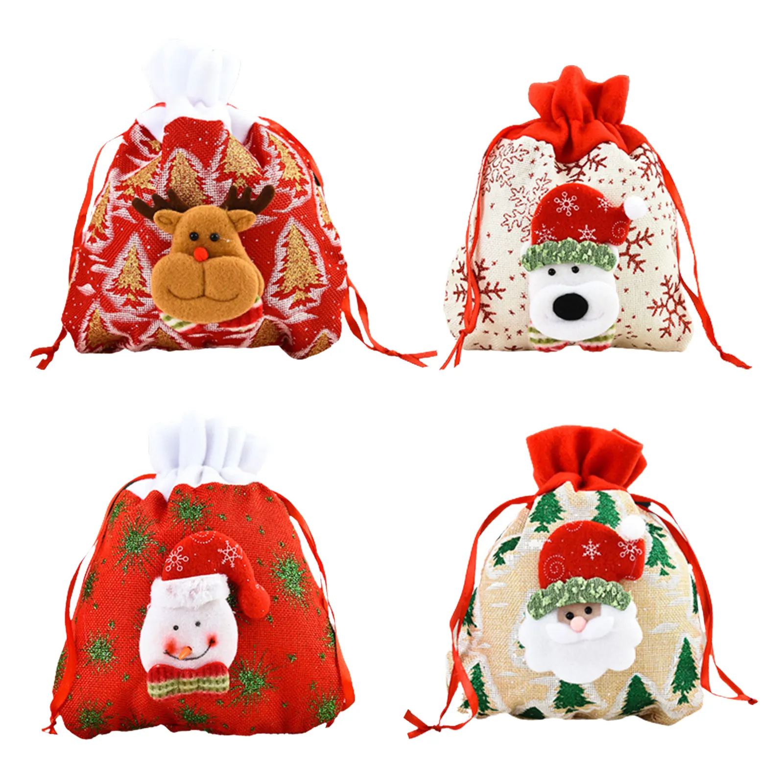 

Подарочный пакет, Рождественское украшение, забавное креативное Рождественское украшение для удержания рождественских конфет TS1