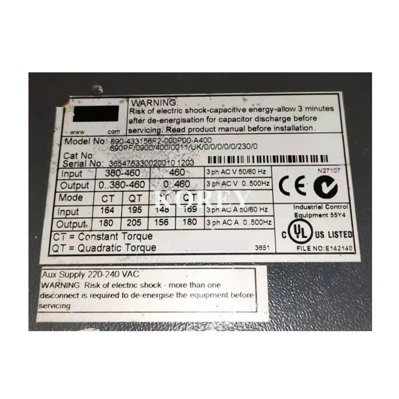 Трансформатор 690PF/0900/400/0011/UK/0/0/0/0/0230/0 в хорошем состоянии