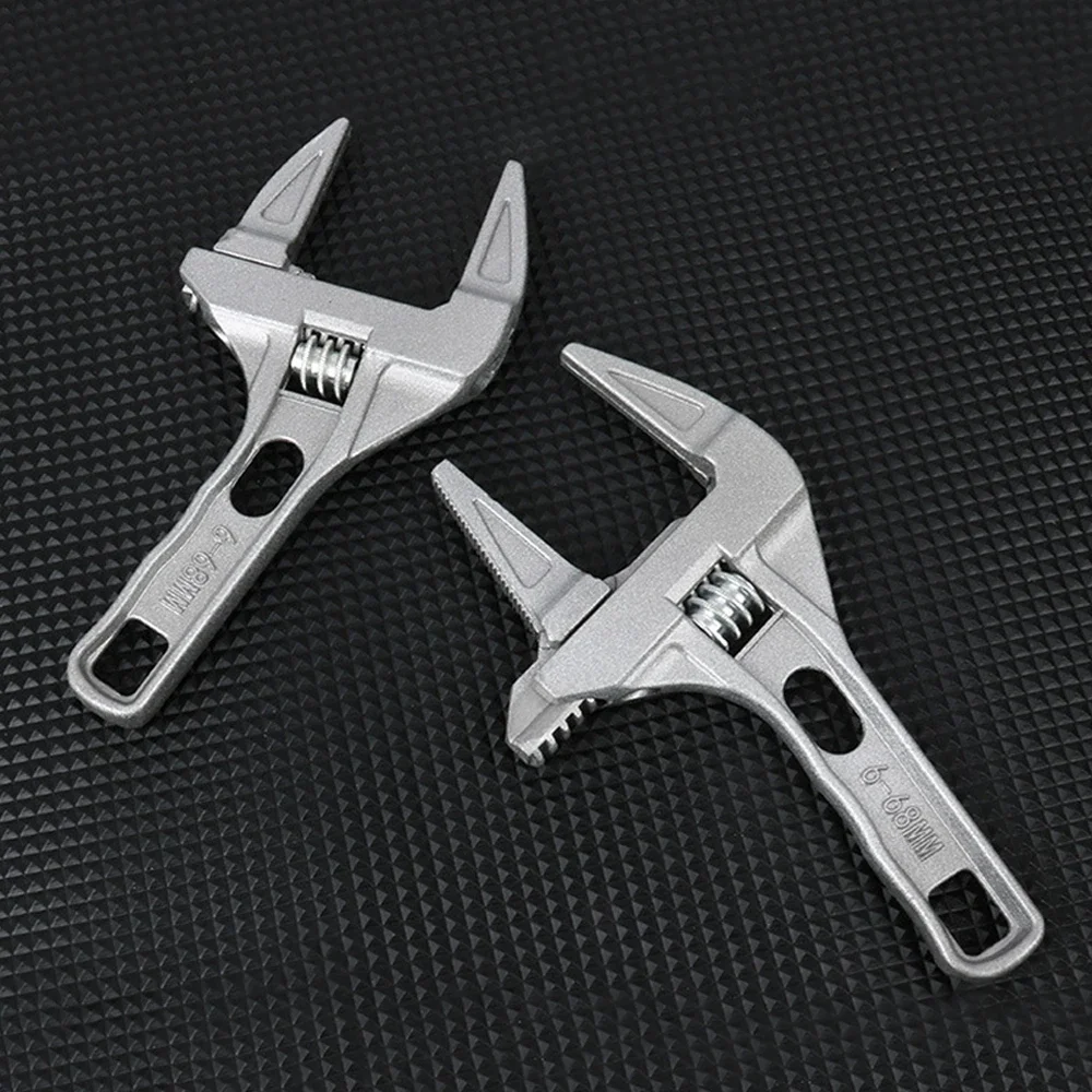 Регулируемый большой гаечный ключ профессиональный алюминиевый ручной