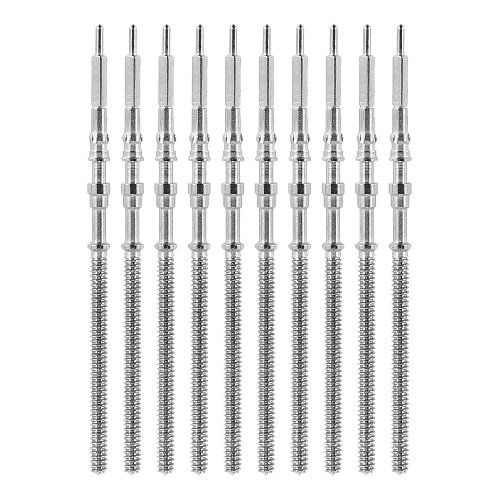 10 шт. комплект часов со стальным стержнем и короной детали для NH35 NH36 NH38 NH39
