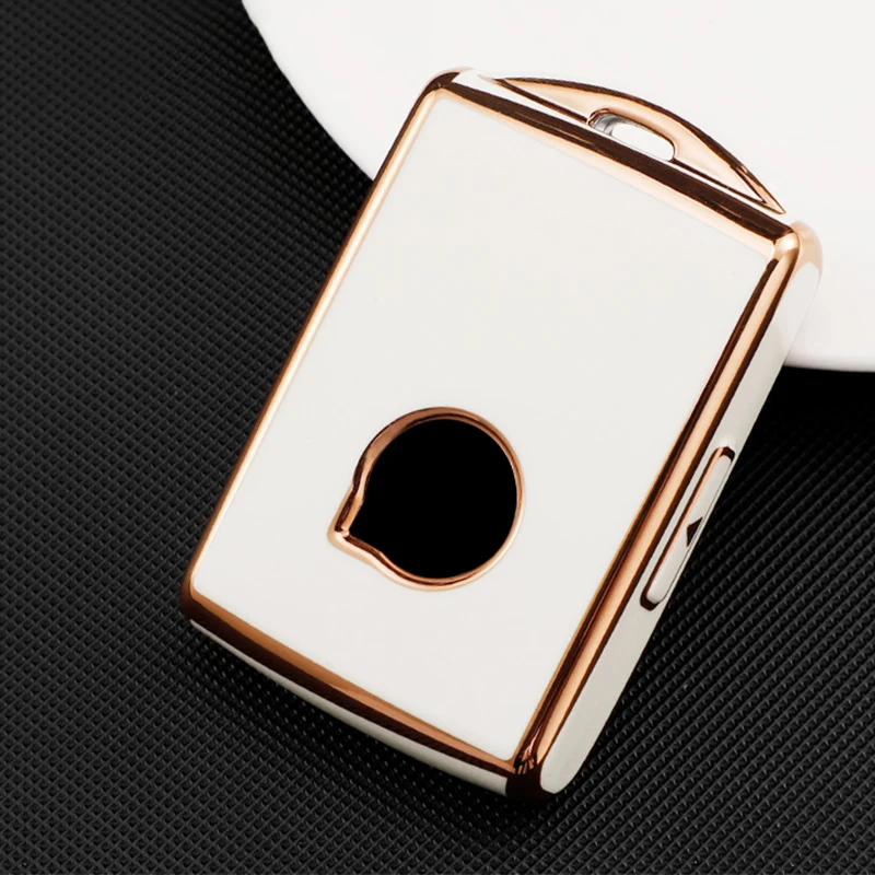

Fashon Electroplating Full TPU Car Key Case Cover for Volvo Xc40 Xc60 Xc90 V60 V90 S60 S90 Holder Bag Protector Car Accessories