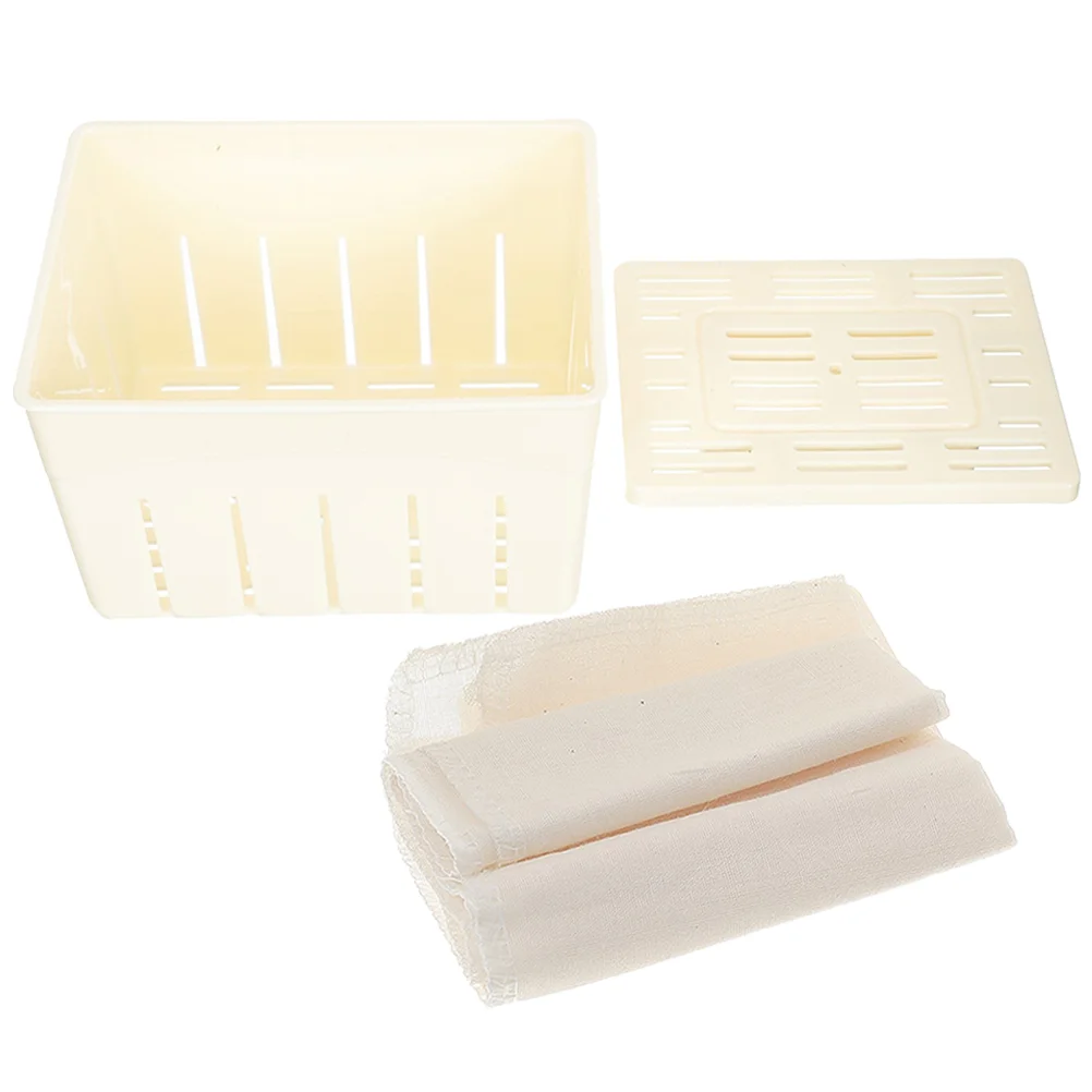 

Homemade Tofu Stamper DIY Kits Presser Mold Maker Kitchen Tool Suite Making Molds Pp Plastic Moulds Easy cheese kaasdoos