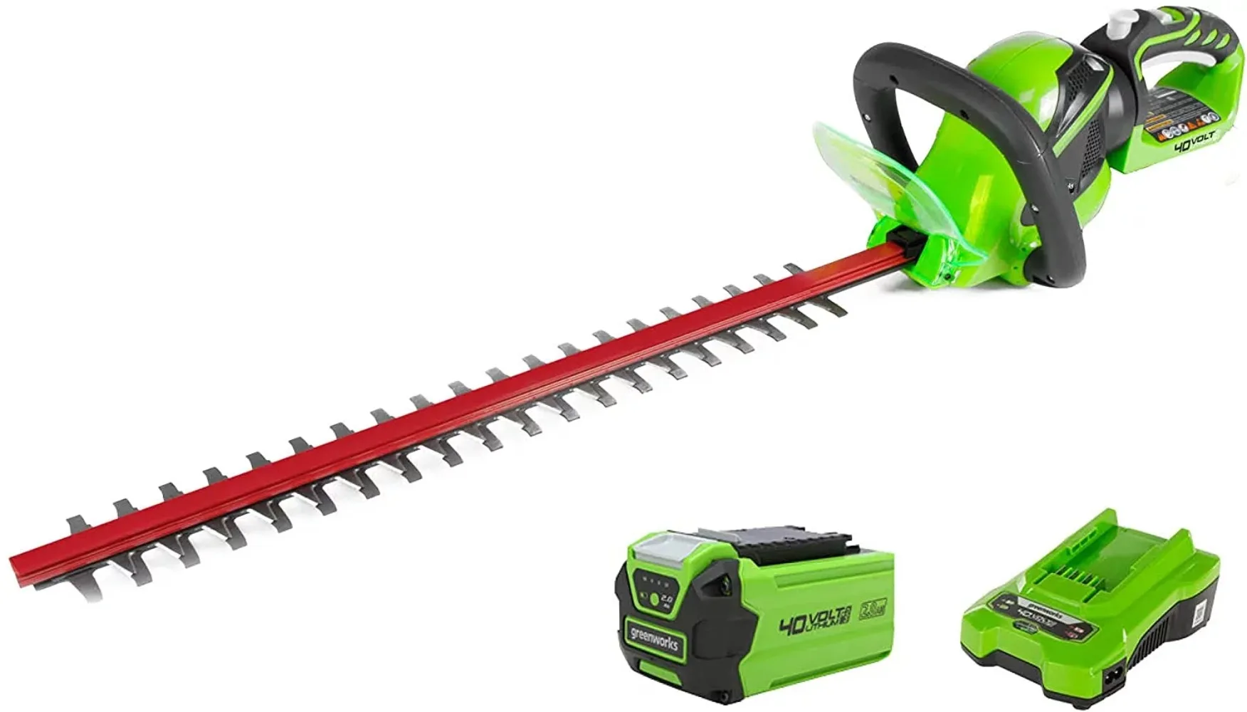 

Greenworks 40V 24" Hedge Trimmer with (1) 2Ah Battery & Charger 22262VT