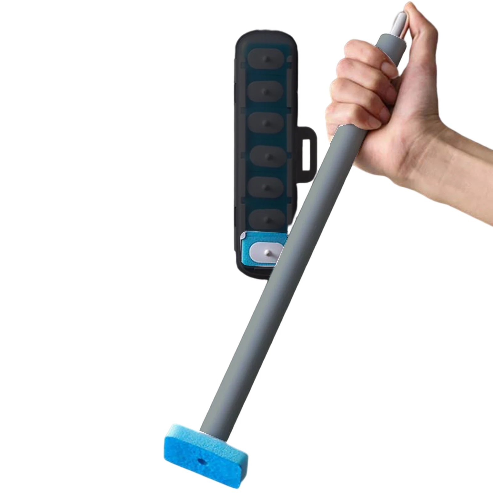 

Toilet Wand And Storage Caddy Toilet Cleaning System Bowl Wand Cleaners Long Handle Toilet Brush With Wall Mounted Magnetic