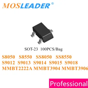 Mosleader 100pcs S8050 SOT23 S8550 SS8050 SS8550 S9012 S9013 S9014 S9015 S9018 MMBT2222A MMBT3904 MMBT3906 Transistor Chinese