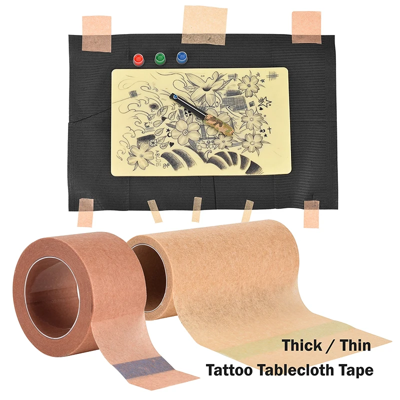 

Одноразовая скатерть для татуировок, липкая клейкая лента, фиксированная скатерть, аксессуары для татуировок, тату, оборудование для татуировок