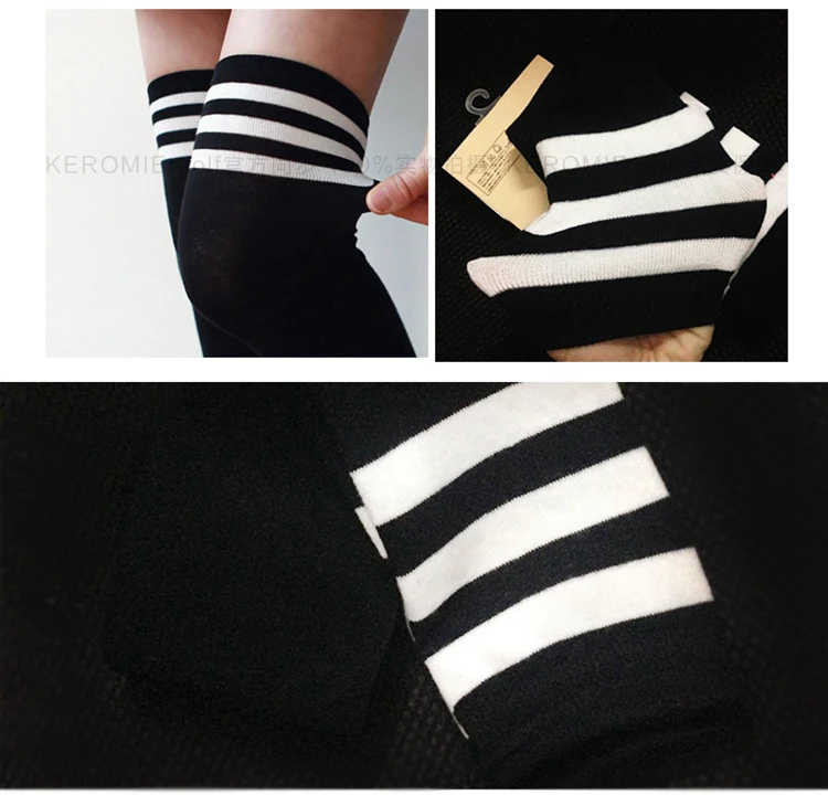 Spring, summer, autumn golf over-the-knee female fashion sports socks antiskid warm cotton stockings