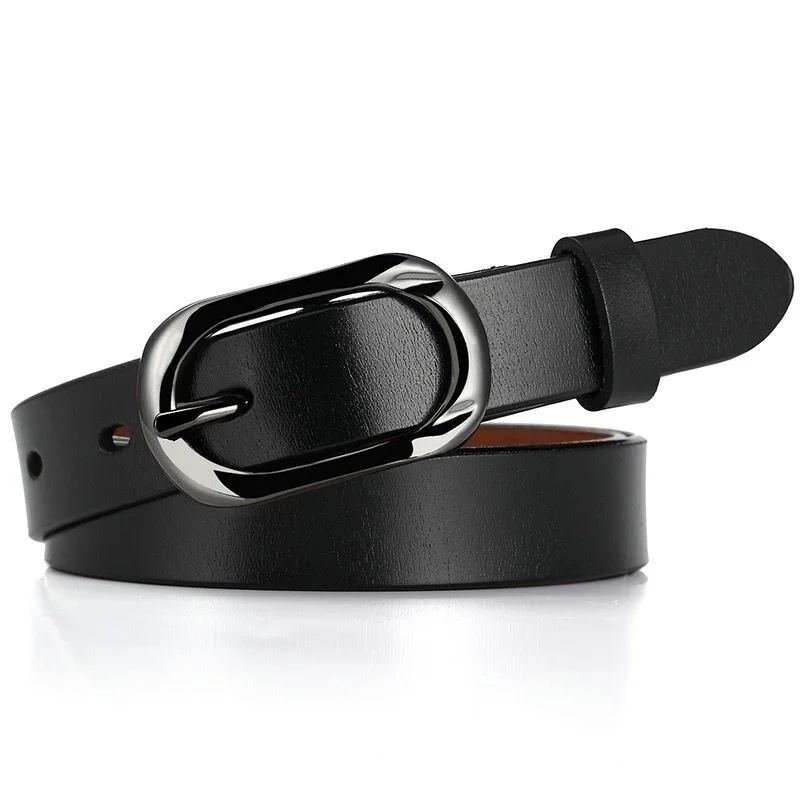 

enuine leater belts for women Fasion Pin buckle woman belt i quality second layer cow skin strap female widt 2.3 cm