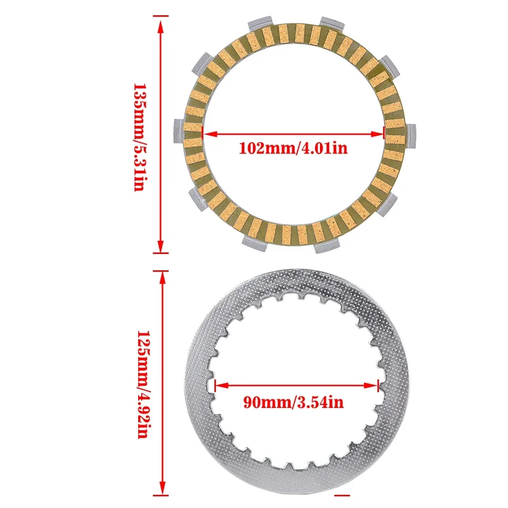 Фрикционная пластина сцепления для Honda NT NV 400 CJ CK CS CV/VT 500 ED EF/NT400 VT500 VRX400T NV400 Shadow Slasher