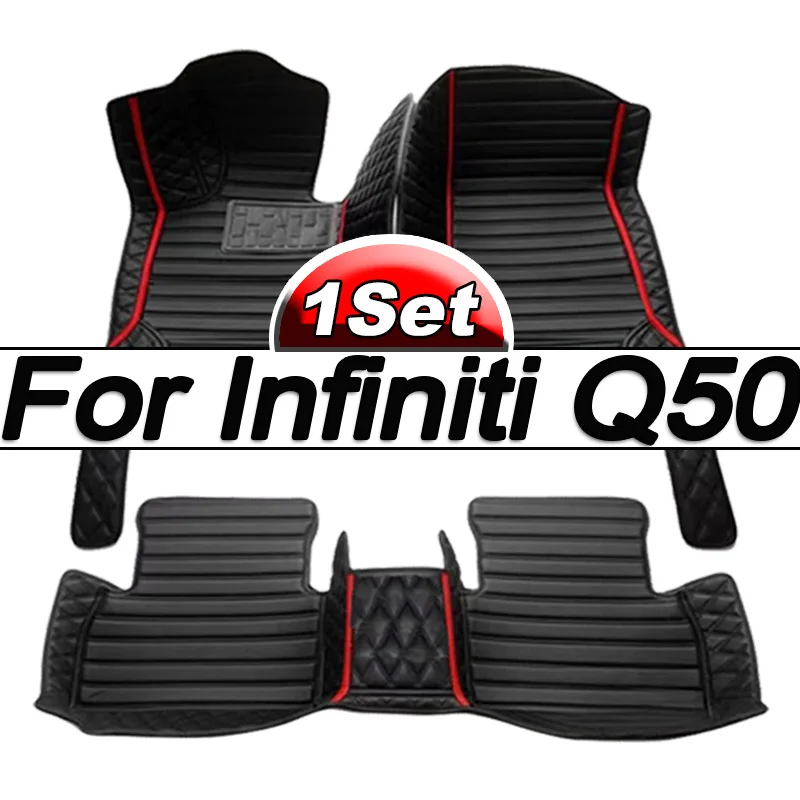 Автомобильные коврики для Infiniti Q50 2014 2015 водонепроницаемые пользовательские